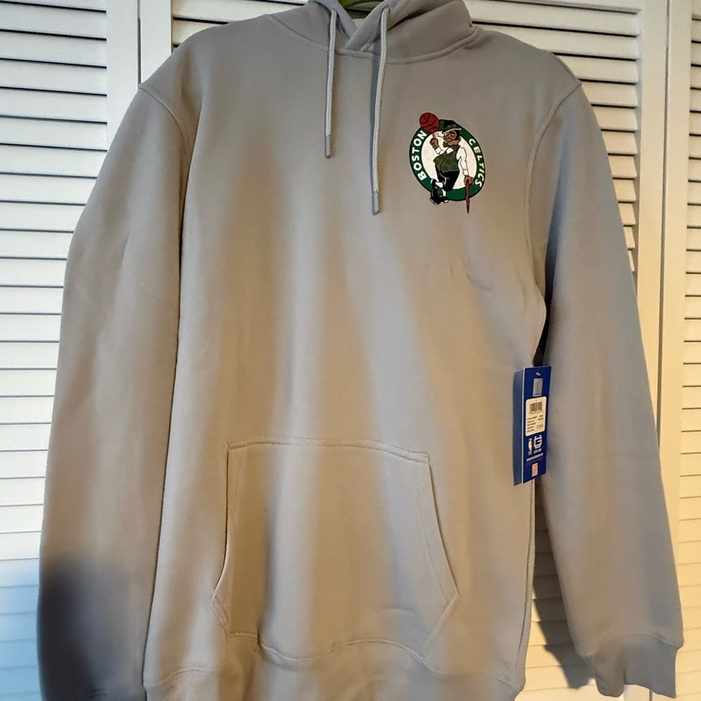 NBA Gray Hoodie with Team Logo